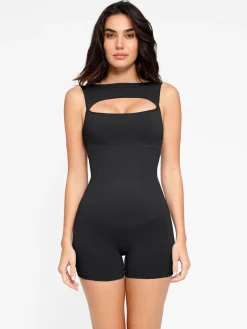 Shapewear Seamless Tummy Control Cut-Out Romper