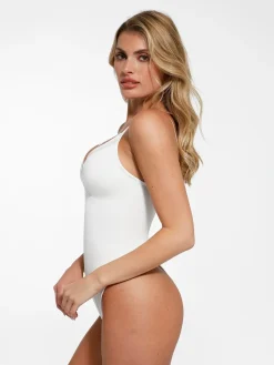 Shapewear Sheer Mesh Sleeveless Tummy Control Bodysuit