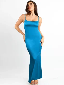 Shapewear Shine Slimming Tummy Control Maxi Slip Dress