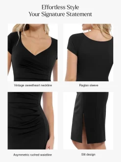 Shapewear Short Sleeve Perfect Form Sheath Dress