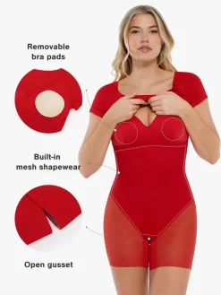 Shapewear Short Sleeve Perfect Form Sheath Dress