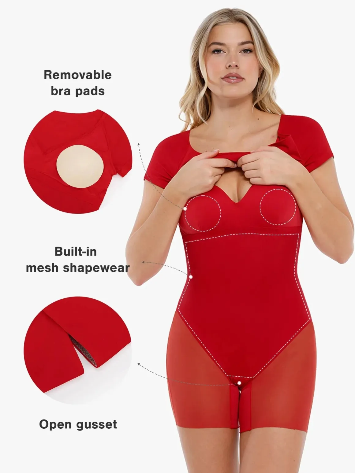 Shapewear Short Sleeve Perfect Form Sheath Dress
