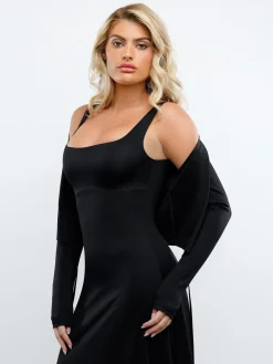 Shapewear Sleeveless A-Line Maxi or Wrap Cardigan or Set