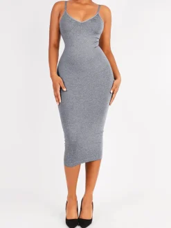 Shapewear Sleeveless Sculpting Dress Set