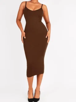 Shapewear Sleeveless Sculpting Dress Set