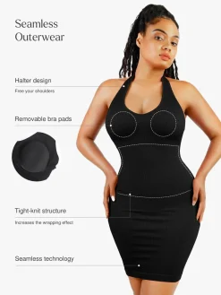 Shapewear Sleeveless Sculpting Dress Set