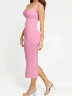 Shapewear Sleeveless Square Neck Slimming Seamless Dress