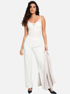 Shapewear Slimming Illusion Mesh Camisole Bodysuit