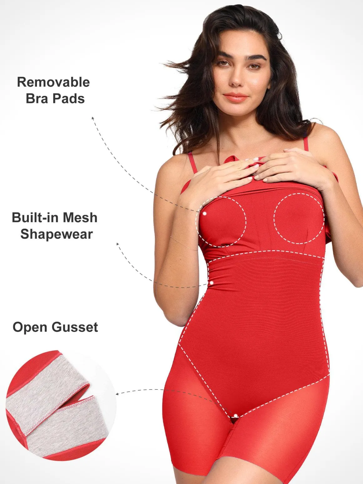 Shapewear Slimming Midi Dress and Sheer Mesh Overlay Set