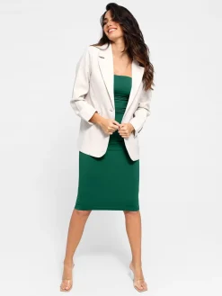 Shapewear Slimming Midi Tube Dress or Bandeau Shawl or Set