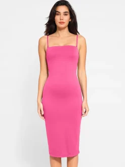 Shapewear Slimming Midi Tube Dress or Bandeau Shawl or Set