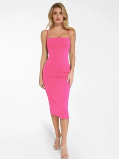 Shapewear Slimming Midi Tube Dress or Bandeau Shawl or Set