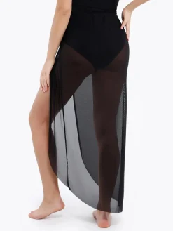 Shapewear Slimming One-Piece Swimsuit Mesh Coverup Set
