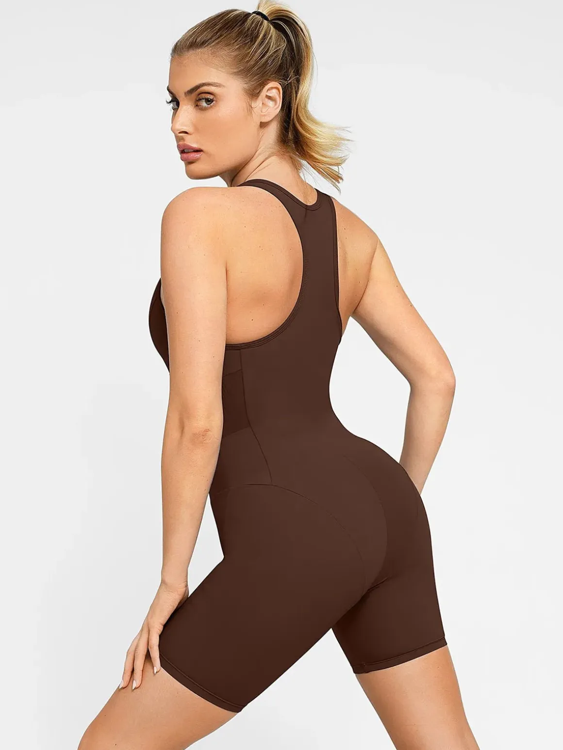 Shapewear Slimming Racerback Romper