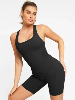 Shapewear Slimming Racerback Romper