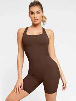 Shapewear Slimming Racerback Romper