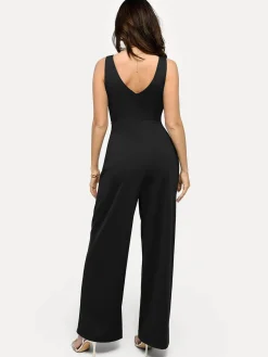 Shapewear Slimming Wide-Leg Jumpsuit