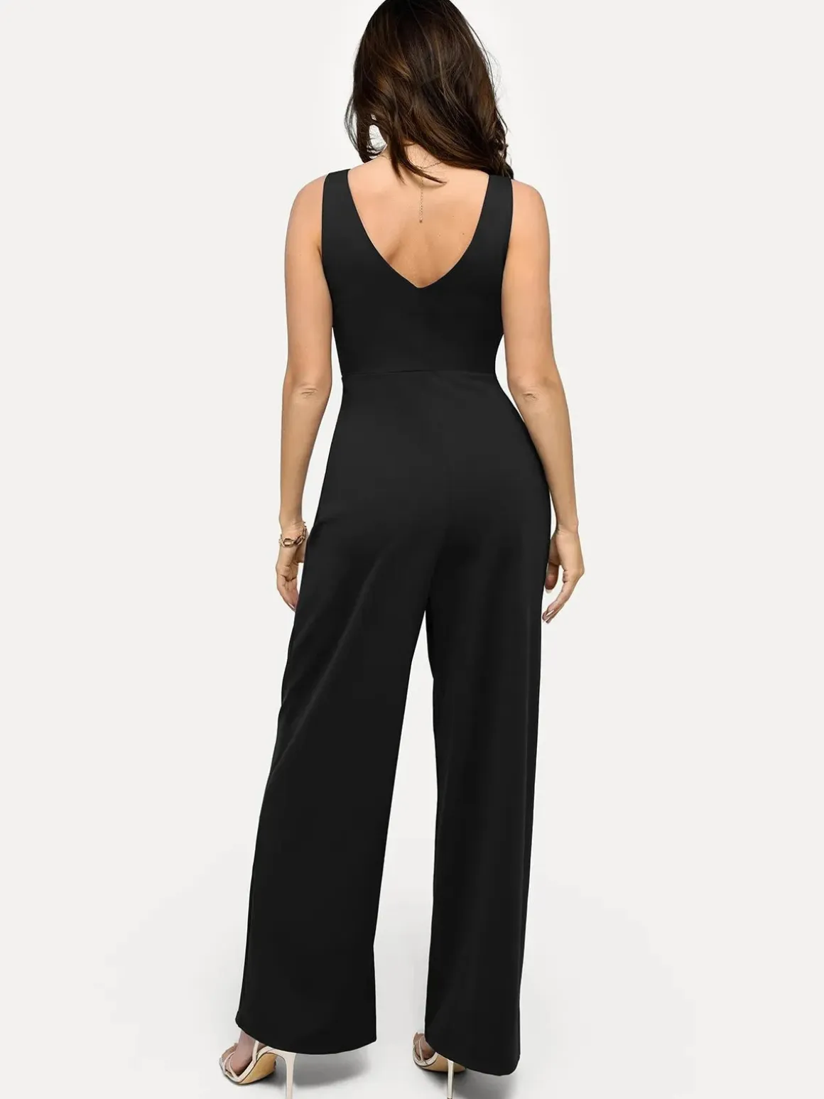Shapewear Slimming Wide-Leg Jumpsuit