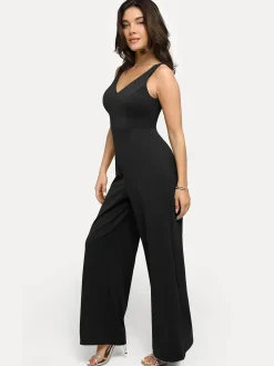 Shapewear Slimming Wide-Leg Jumpsuit