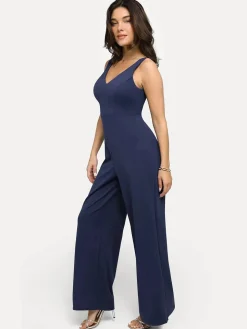 Shapewear Slimming Wide-Leg Jumpsuit