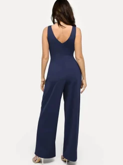 Shapewear Slimming Wide-Leg Jumpsuit
