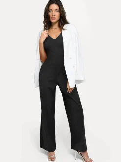 Shapewear Slimming Wide-Leg Jumpsuit