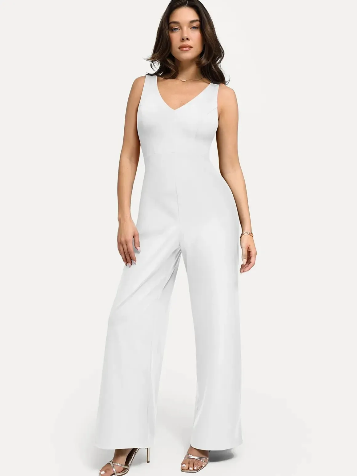 Shapewear Slimming Wide-Leg Jumpsuit