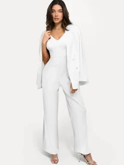 Shapewear Slimming Wide-Leg Jumpsuit