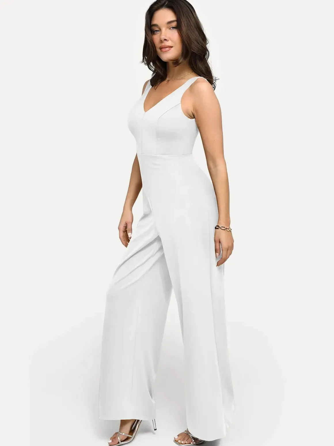 Shapewear Slimming Wide-Leg Jumpsuit