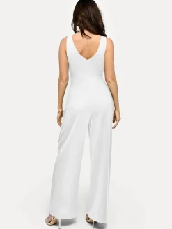 Shapewear Slimming Wide-Leg Jumpsuit