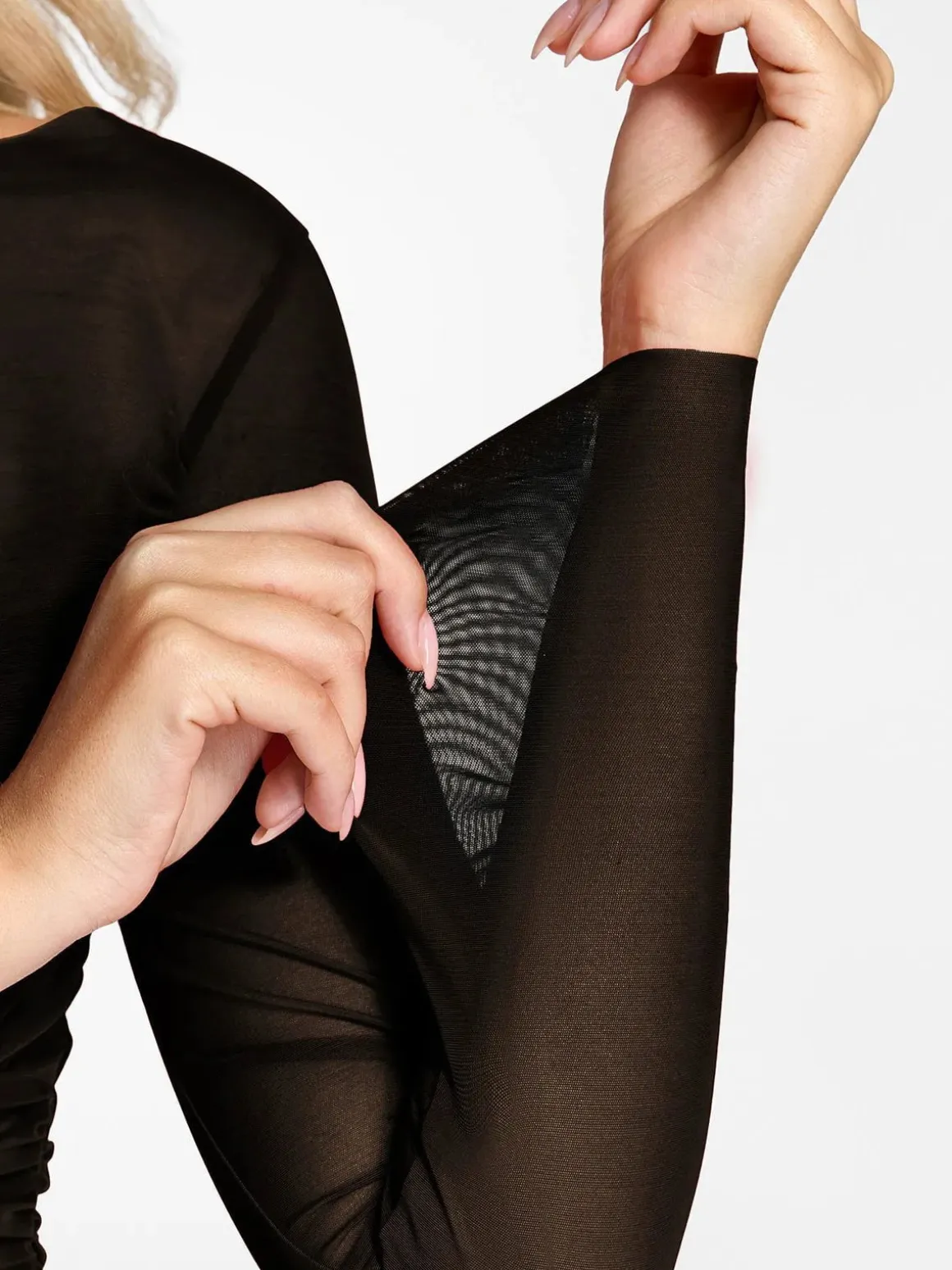 Shapewear Slip Dress Mesh Top Set