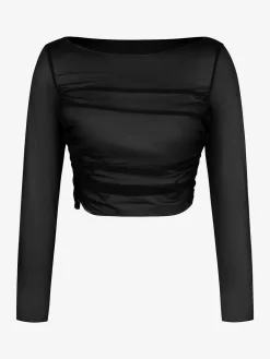 Shapewear Slip Dress Mesh Top Set