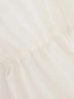 Shapewear Slip Dress Mesh Top Set