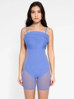 Shapewear Solid Modal Butt Lift Mini Slip Dress