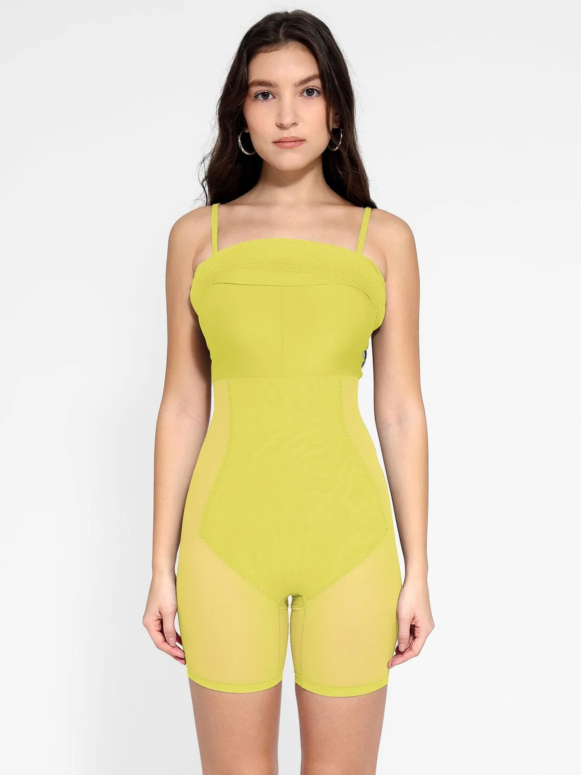 Shapewear Solid Modal Butt Lift Mini Slip Dress