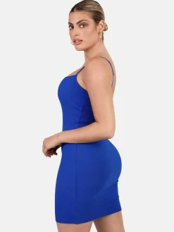 Shapewear Solid Modal Butt Lift Mini Slip Dress