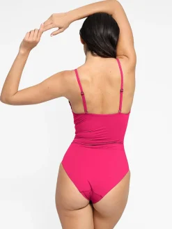 Shapewear Solid Sculpting One-Piece Swimsuit