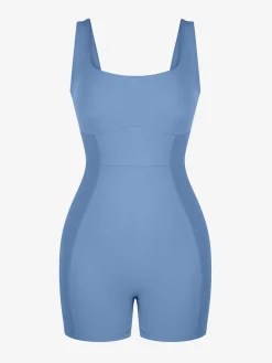 Shapewear Square Neck Strappy Romper