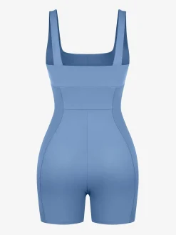 Shapewear Square Neck Strappy Romper