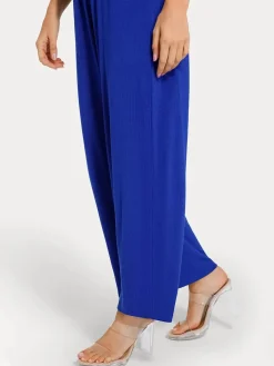 Shapewear Square Neck Tummy Control Wide Leg Jumpsuit