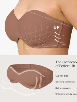Shapewear Strapless Everyday Push-Up Bra