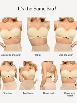 Shapewear Strapless Everyday Push-Up Bra