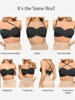 Shapewear Strapless Everyday Push-Up Bra