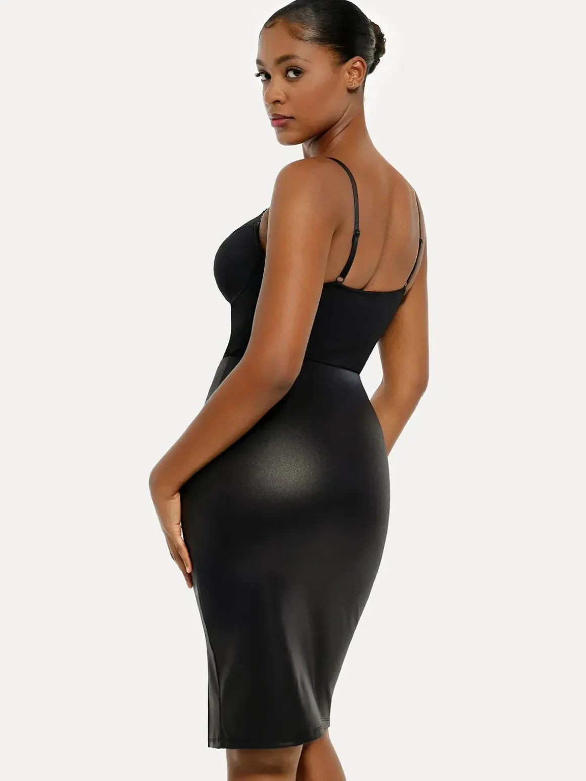 Shapewear Strappy Tummy Control Lace Inset Bodysuit