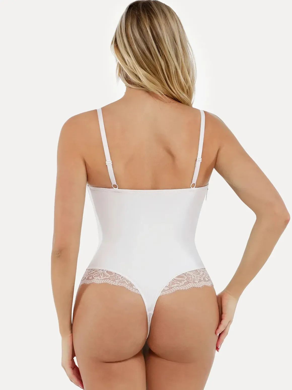Shapewear Strappy Tummy Control Lace Inset Bodysuit