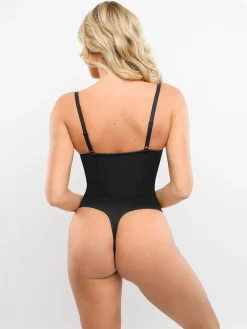 Shapewear Tummy Control Corset Thong Bodysuit