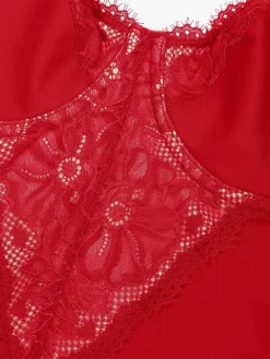 Shapewear Tummy Control Lace Inset Midi Dress