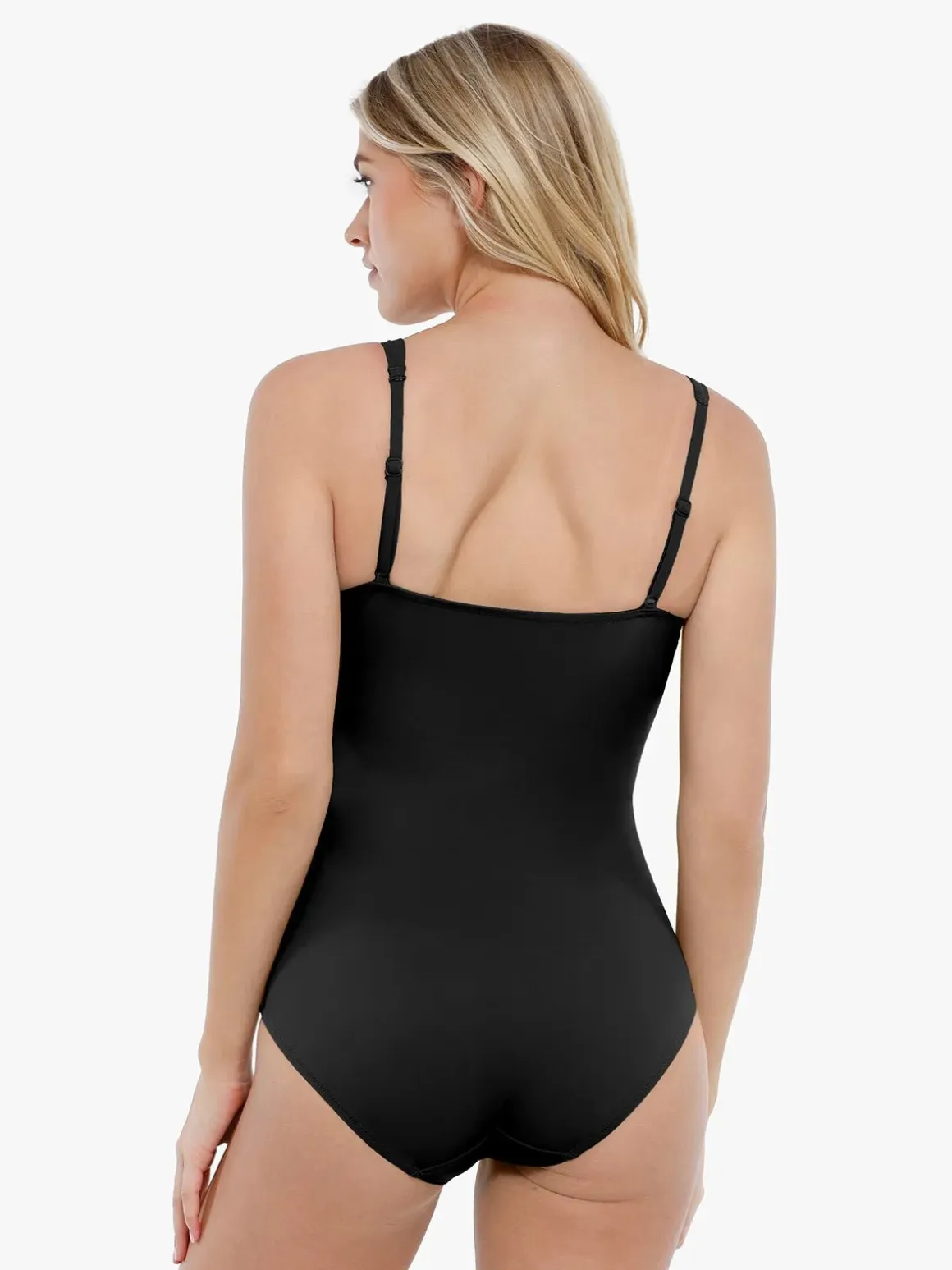 Shapewear Twist Front Ruched Sculpting Swimsuit