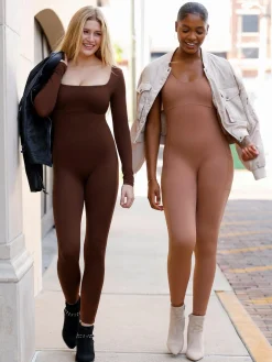 Shapewear U-Neck Thigh Slimming Butt Lift Jumpsuit