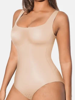 Smoothing Shapewear Scoopneck Tank Bodysuit